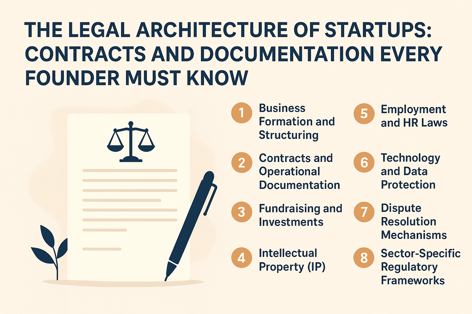 The Legal Architecture of Startups Contracts and Documentation Every Founder Must Know