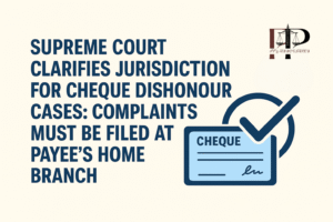 Supreme Court cheque dishonour jurisdiction